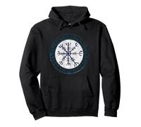 Helm of Awe Aegishjalmur Norse Rune Illustration Sweat à Capuche