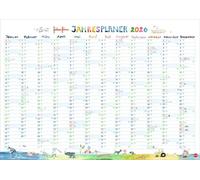 Helme Heine: Tafelkalender A3 2026: Jahreskalender mit den drei Freunden von Mullewapp. Alle wichtigen Ereignisse und Abenteuer immer im Blick mit dem Posterkalender 2026 zum Eintragen
