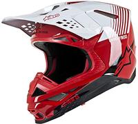 Helmet Alpinestars Supertech S-M10 Dyno Red/White Glossy L