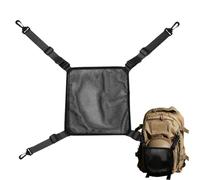Helmet Carrier Net for Backpack - Riding Hiking Motorcycle Expandable Mesh