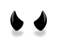 Helmet Flair MagNeatOhz - Cornes de Diable Noires pour Casque - Accessoires pour Casques de vélo, de Skateboard, de Snowboard et de Moto - Petit