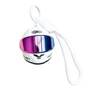 Helmet Keychain - Movable Vibrant Collectible Mini Motorcycle Keychain