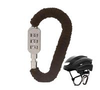 Helmet Lock Motorcycle - Aluminum Alloy 3 Digit Combination Carabiner Lock, Keyless Security Clip | Anti Theft Helmet Locks Keychain, Luggage Password Locks For Riders Cycling Gym Camping Fishing