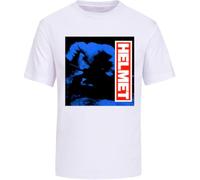 Helmet Meantime T-T-Shirts à Manches Courtes Alternative Metal Rollins Band Filter Therapy Men Tees Unisex Tee White(Small)