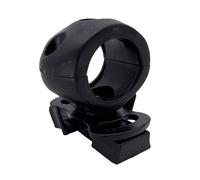 Helmet Rail Torch Mount - Hardhat Flashlight Holder, Flexible Angle Light Bracket, Quick Release Outdoor Riding Accessory | Multifunctional Flashlight Bracket For Hard Hat Rail With Mounting Screws