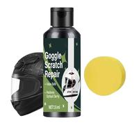 Helmet Scratch Remover - Repair Wax Kit, Goggles Lens Restoration Cream for Motorcycle Helmet Use, Scratch Repair Compound for Shine Maintenance Use, Protective Gear Care Product