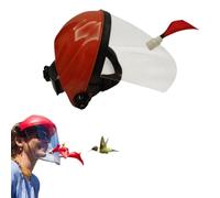 Helmet-Style Hummingbird Feeders,Wearable Hummingbird Feeders Mask,Wild Bird Feeder Hands-Free Helmet Design with Adjustable Headband,Suitable for Garden Outdoor Patio Accessory