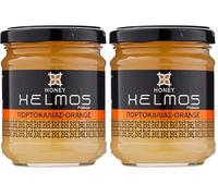 Helmos Entreprise Apicole Miel de Fleurs d' Orange Grec 250 g (Lot de 2)