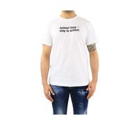Helmut Lang, Homme, Tops, Blanc, Taille: XS Restez à l'école Mode homme