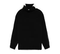 Helmut Lang - Pull Col Roulé Valise en Laine Noire - Homme - Pulls - Noir - Taille: S