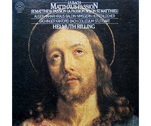 Helmuth Rilling & Bach Collegium Stuttgart / Arleen Auger / Julia Hamari / Adalbert Kraus / Aldo Baldin / Philippe Huttenlocher / Siegmund Nimsgern / Gaechinger Kantorei u.a. - Bach: Matthäus-Passion / St. Matthew Passion (Gedächtniskirche Stuttgart April 1978) [Vinyl Schallplatte] [4 LP Box-Set]