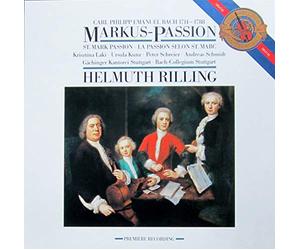 Helmuth Rilling und Bach-Collegium Stuttgart - C. Ph. E. Bach: Bach: Markus-Passion [Vinyl Schallplatte] [2 LP Box-Set]