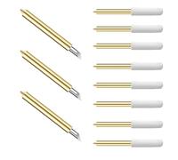 Helonge Lot de 15 lames de rechange à pointe fine pour Cricut Maker, 30°/45°/60° Premium pour Cricut Maker 3/Maker/Explore 3/Explore Air 2/Air/One/Venture