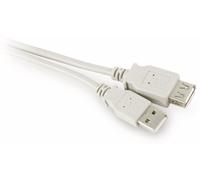 Helos 011991 Rallonge USB 2.0 femelle type A vers mâle 5m gris