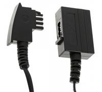 Helos 014079 câble de téléphone 10 m Noir