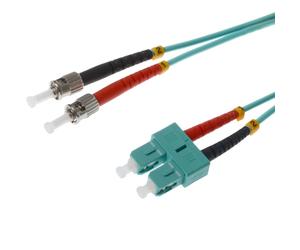 Helos 10m OM3 SC/ST - fiber optic cables (SC, ST, Male/Male, OM3, Turquoise, Mul
