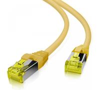 Helos 118100 câble patch helos S/FTP Cat 6a jaune 1,0m