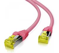 Helos 118138 Câble patch Helos S/FTP Cat 6a Câble réseau magenta