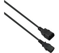 Helos 262658 Câble d'extension pour appareils froids C13 vers C14 noir