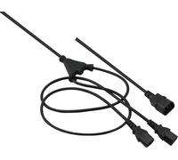 Helos 262673 Câble de rallonge en Y pour appareils froids 2 x C13 noir