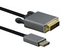 Helos 288448 Câble de connexion DisplayPort DVI PREMIUM noir