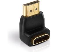 Helos 302028 Adaptateur HDMI coudé 270° FULL HD noir