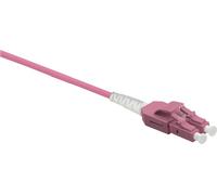 Helos 373354 Câble patch à fibres optiques Uniboot LC/LC Duplex OM4 0,50m violet érica