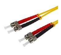 Helos 3m OS2 ST Câbles de fibre optique (ST, ST, Mâle/Male, OS2, Jaune, Monomode)