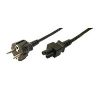 Helos Câble d'alimentation - CEE7/7 - C5 noir 1.80m - Câble - Alimentation