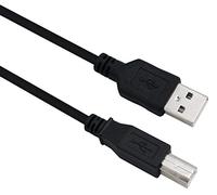 Helos Câble de raccordement USB 2.0 A mâle/B mâle 0,5 m Noir