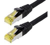 Helos Câble Patch Cat 6a 0,25 m Noir