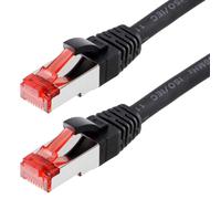 Helos CAT 6 Patch Cable S/FTP, PIMF black 15 m