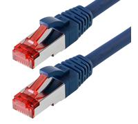 Patchcable s ftp (pimf) cat 6 bleue 2m - patchcable avec schmalem knickschutz helos 117986