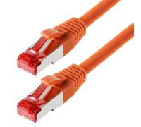 Helos CAT 6 Patch Cable S/FTP, PIMF orange 20 m