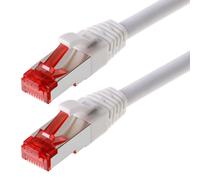Helos 118056 helos câble patch S/FTP Cat 6 réseau blanc 3,0m