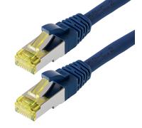 Helos CAT 6s patch cable blue 10 m