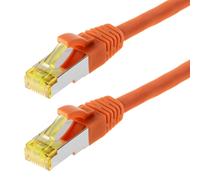 Helos CAT 6s patch cable Orange 0.5 m