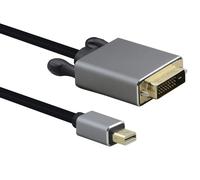 Helos Connection Cable Mini DisplayPort Male/DVI Male Premium 1.0 m Black