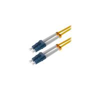 Helos - Cordon de raccordement - mode unique LC (M) pour mode unique LC (M) - 2 m - fibre optique - duplex - 9 / 125 micromètres - OS2 - jaune