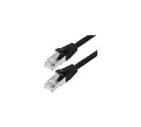 Helos - Cordon de raccordement - RJ-45 (M) pour RJ-45 (M) - 30 m - SF/UTP - CAT 5e - moulé, sans crochet - noir