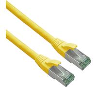helos GRS zertifiziertes Cat 6a patch cord with Cat 7 Rohkabel TPE yellow30,0m