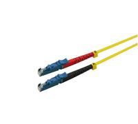Helos LWL Patch Cable E2000®/E2000® (LSH) Duplex 9/125μm OS2 Yellow 3 m