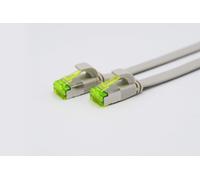 Helos Patch Cable U/FTP Cat 6a 15.0 m Grey