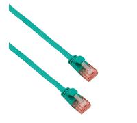 Helos Ultra Slim Patch Cable U/UTP Cat 6 Green 10 m