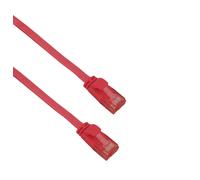 Helos Ultra Slim Patch Cable U/UTP Cat 6 Red 1.0 m