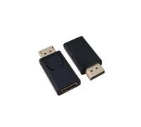 Helos - Videoadapter - DisplayPort Stecker zu HDMI Gefäß - Schwarz - 1080p-Unterstützung