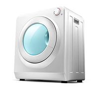 HELOU Sèche-Linge compacte, sèche-Linge, séchoir à air d'échappement, élément Chauffant PTC, minuterie de Commande de Bouton Simple, capacité 2 kg