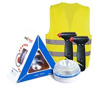 HELP FLASH SMART - LUZ DE EMERGENCIA AUTÓNOMA + 2 MARTILLOS + CHALECO