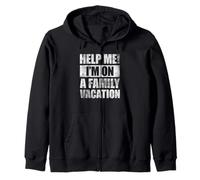 Help Me I'm on A Family Vacation Sweat à Capuche