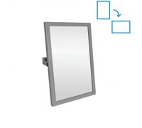 HELP Miroir mural PMR pose portrait ou paysage 60x40cm, Acier inoxydable (301401031)